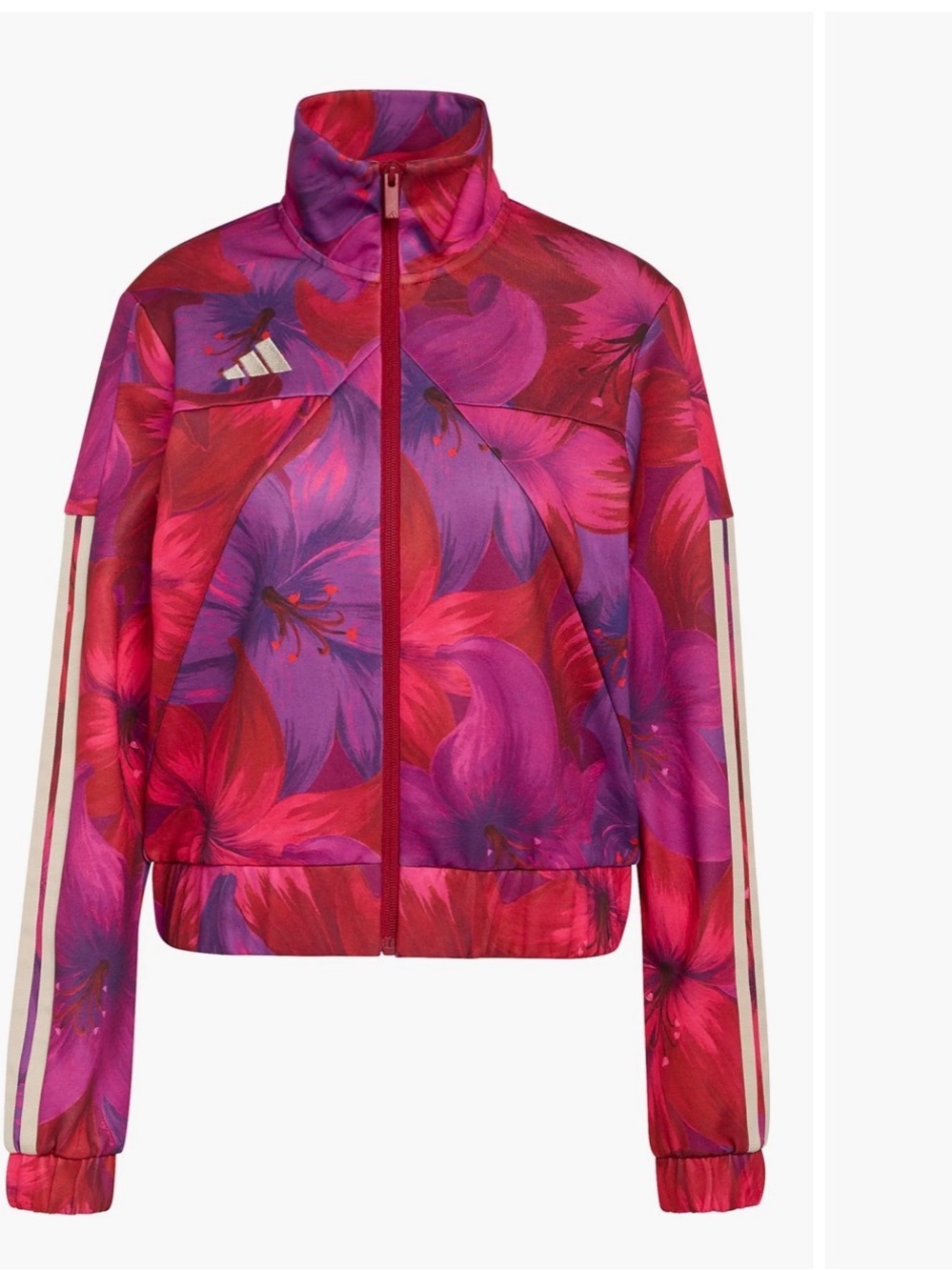 NEW! FARM Rio Women's Magenta & Purple Sweatsuit Jacket -Large